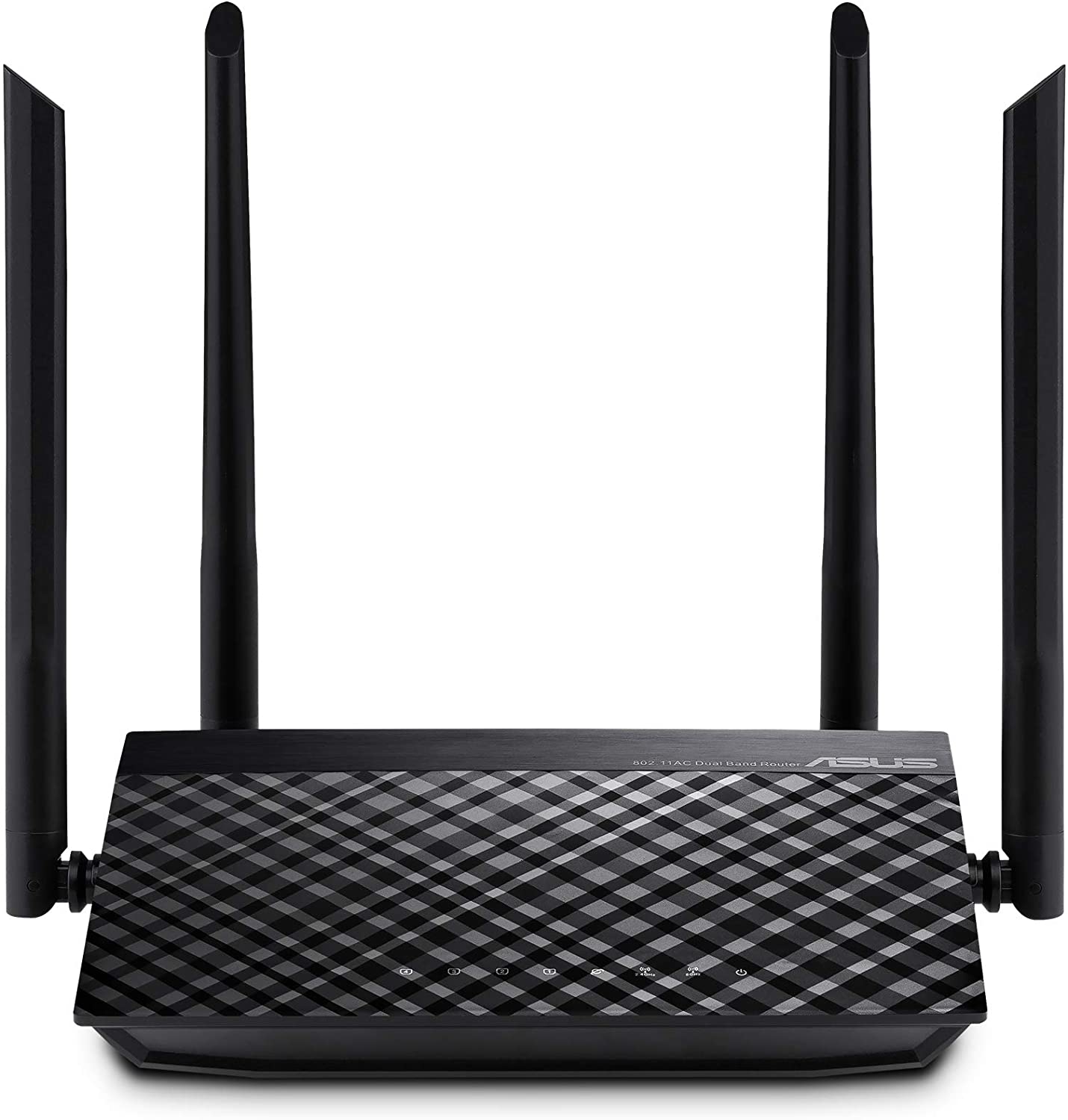 Router ASUS RT-AC1200_V2, 300 + 867 Mbps, Antena externa x 4, Transmitir / Recibir Tecnología MIMO 2,4 GHz 2 × 2, 5 GHz 2 × 2