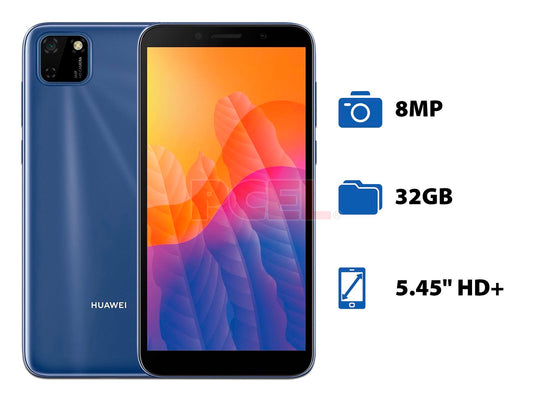 Smartphone Huawei Y5p 5.45" HD+ 32GB/2GB Cámara 8MP/5MP Mediatek MT6762R EMUI 10.1 Color Azul